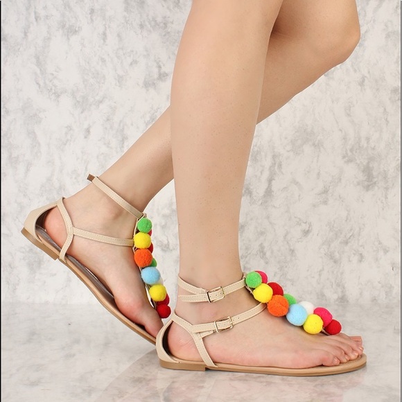 Pom Pom sandals - Picture 3 of 8